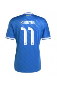 Real Madrid Rodrygo Goes #11 Jalkapallovaatteet Kolmaspaita 2025-26 Lyhythihainen